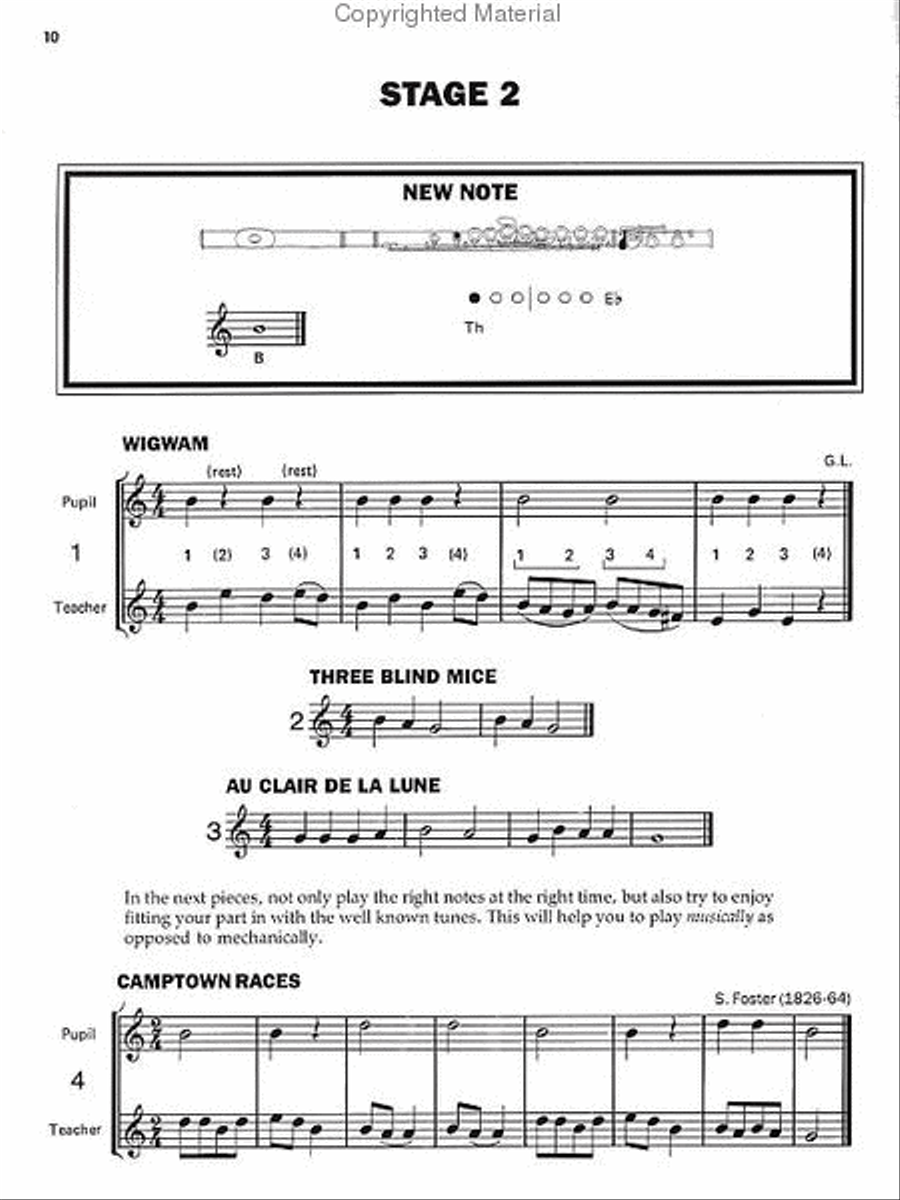 Take Up The Flute – Book 1 Flute Solo scores gallery preview page 2