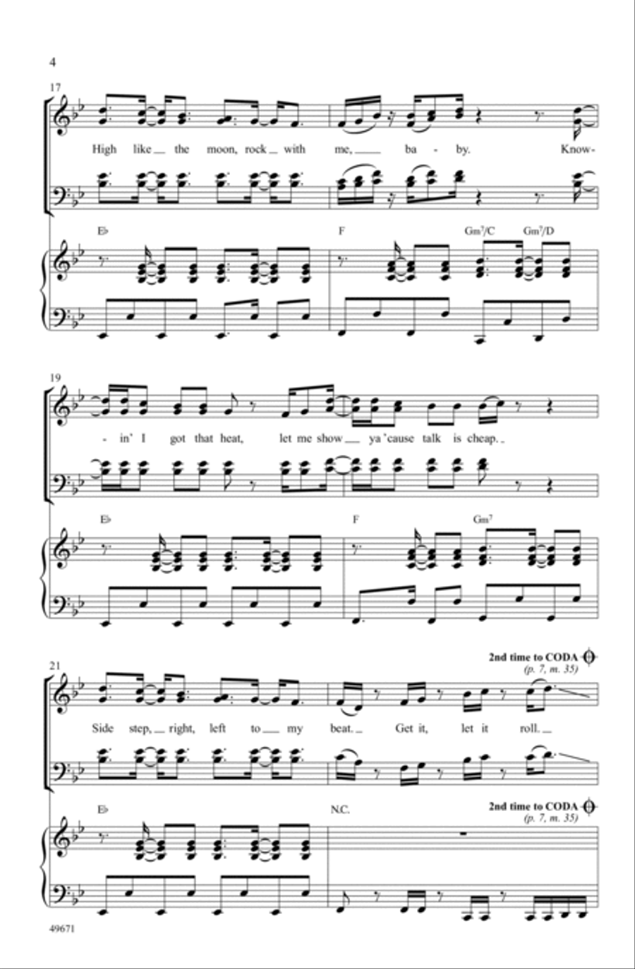 Butter Butter Choir scores gallery preview page 3
