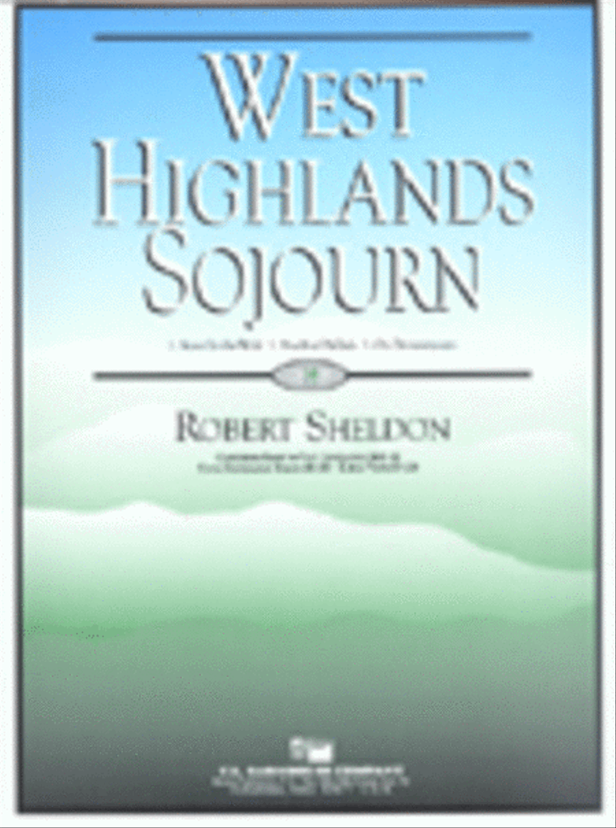 West Highlands Sojourn Concert Band scores gallery preview page 1