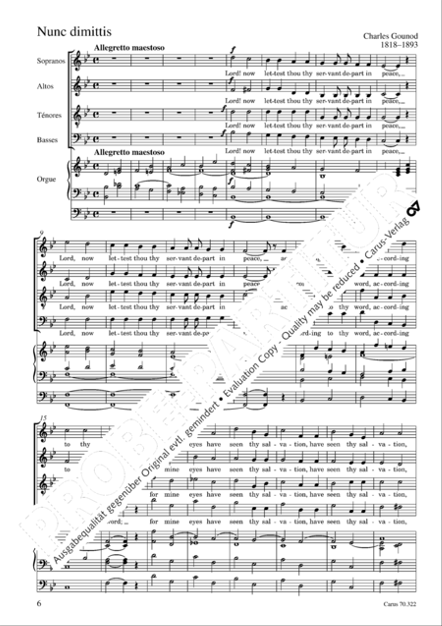 An evening service 4-Part scores gallery preview page 7