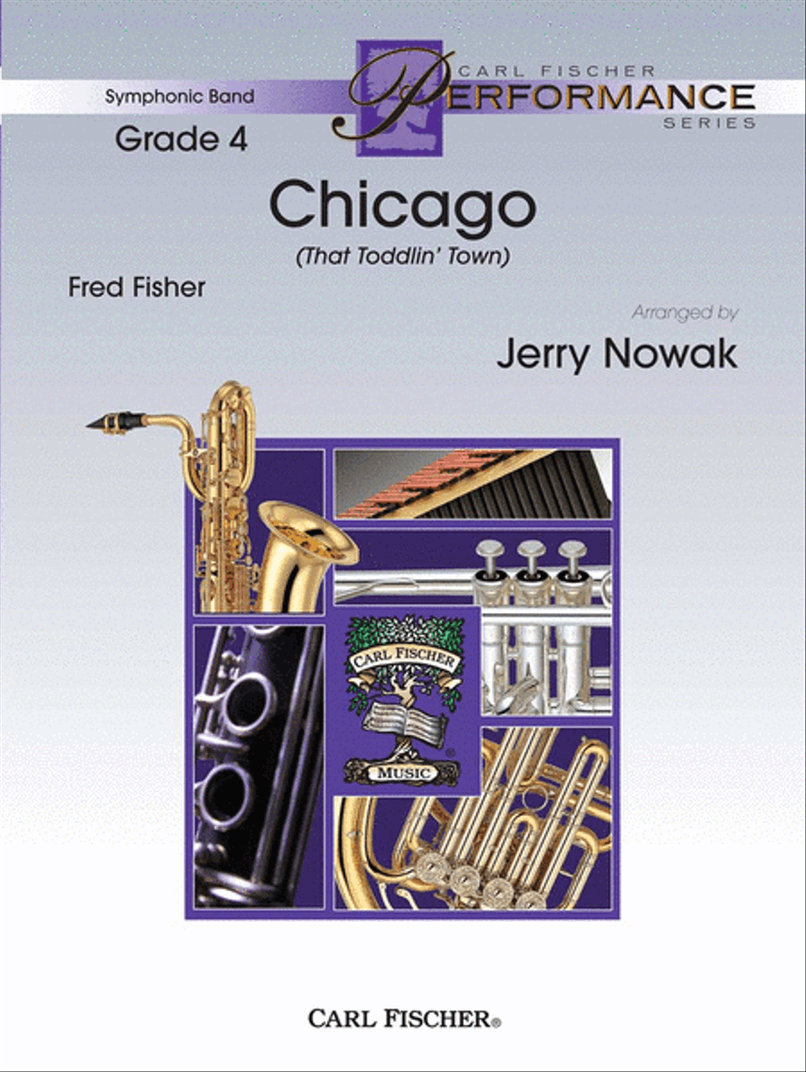 Chicago (That Toddlin' Town) Concert Band scores gallery preview page 1