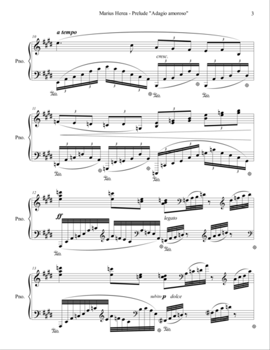 Adagio amoroso Small Ensemble scores gallery preview page 3