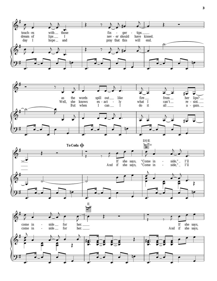 Sanctified Piano, Vocal, Guitar scores gallery preview page 3