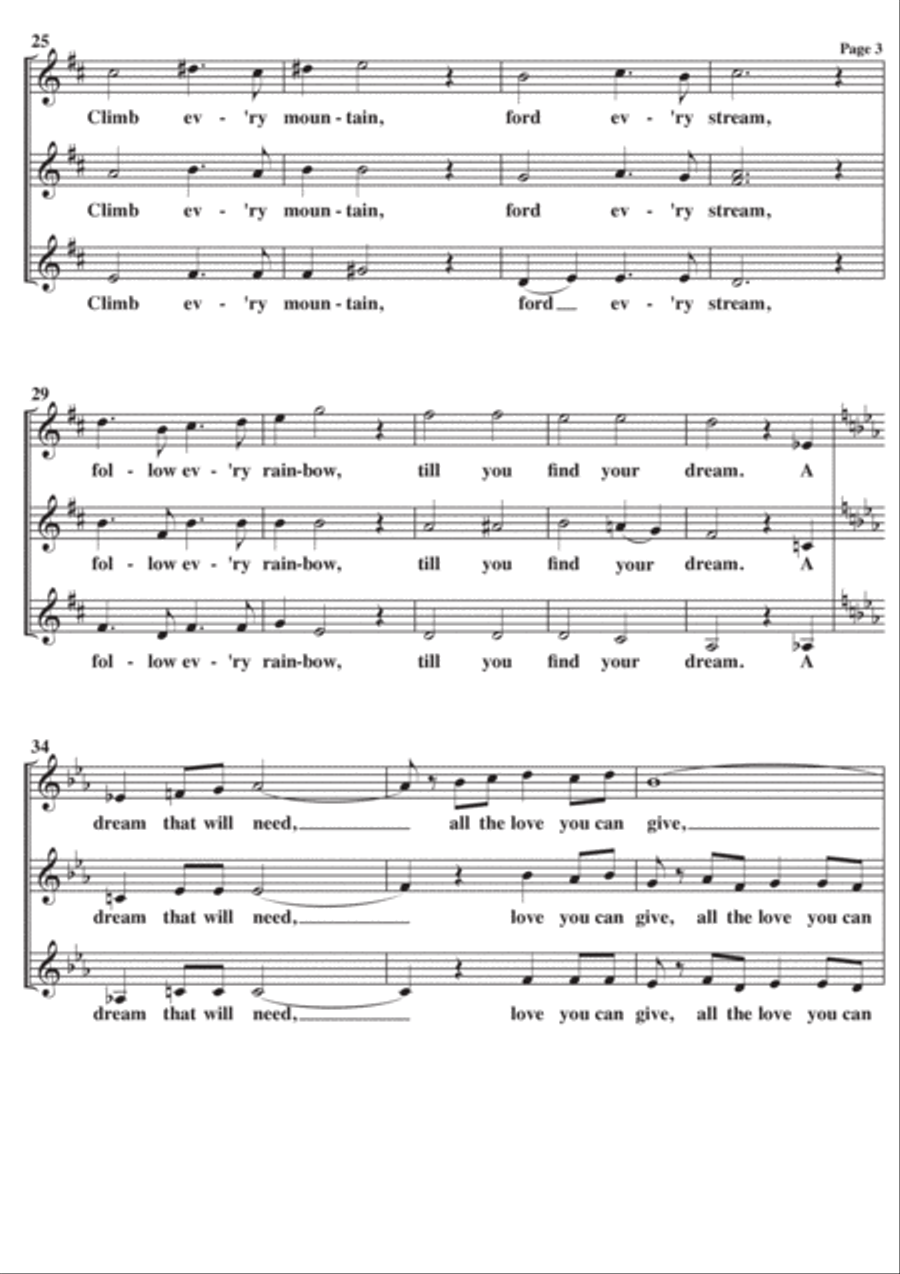 Climb Ev'ry Mountain Climb Ev'ry Mountain SSA scores gallery preview page 3
