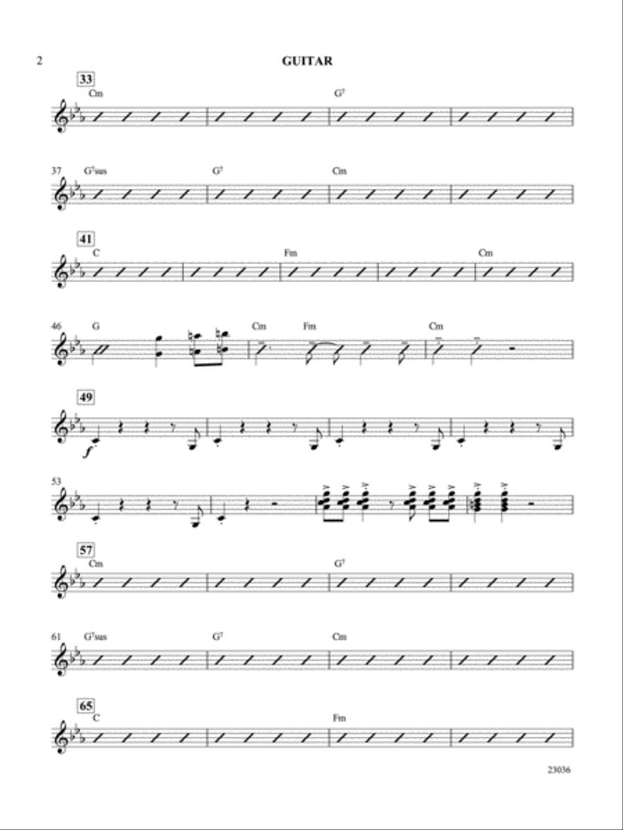El Ritmo de la Noche (The Rhythm of the Night): Guitar Guitar scores gallery preview page 2