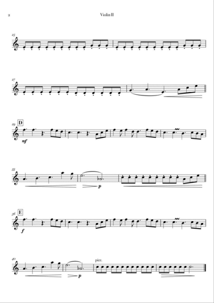 You Are The Reason String Quartet scores gallery preview page 4