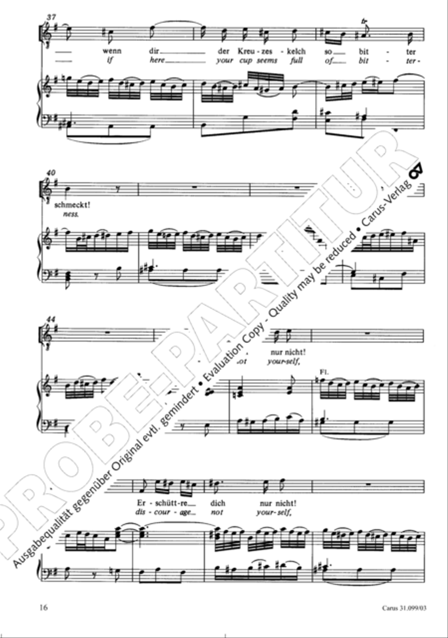 Whatever God ordains is right (Was Gott tut, das ist wohlgetan) 4-Part scores gallery preview page 17