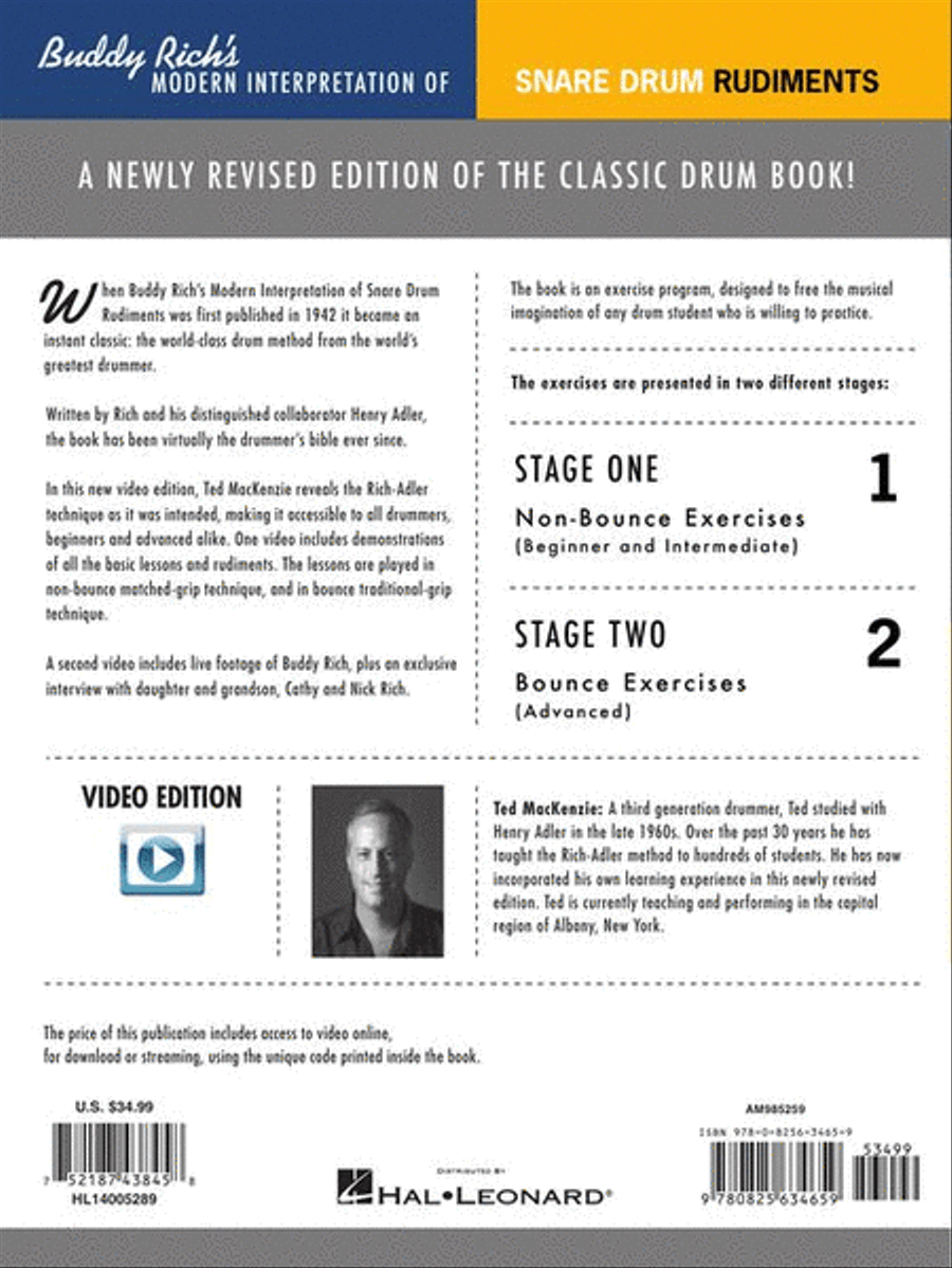 Buddy Rich's Modern Interpretation of Snare Drum Rudiments Percussion scores gallery preview page 11
