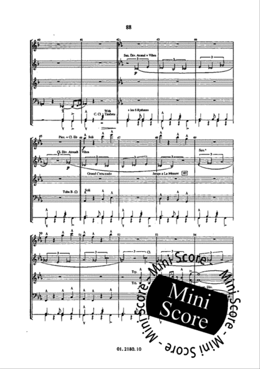Brazilian Suite Brazilian Suite Concert Band scores gallery preview page 94