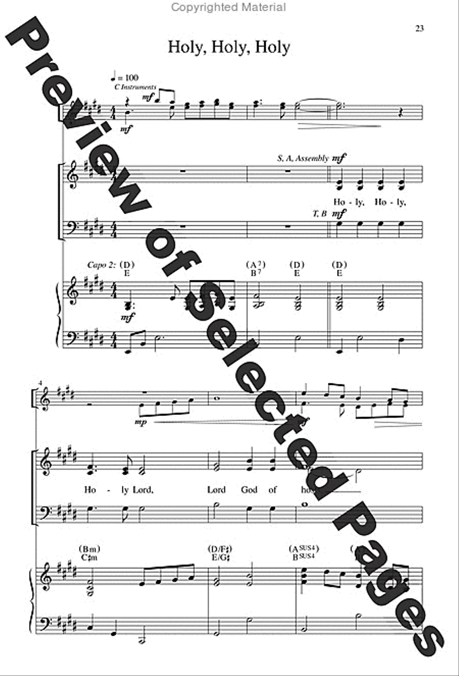 The Glendalough Mass CD scores gallery preview page 11