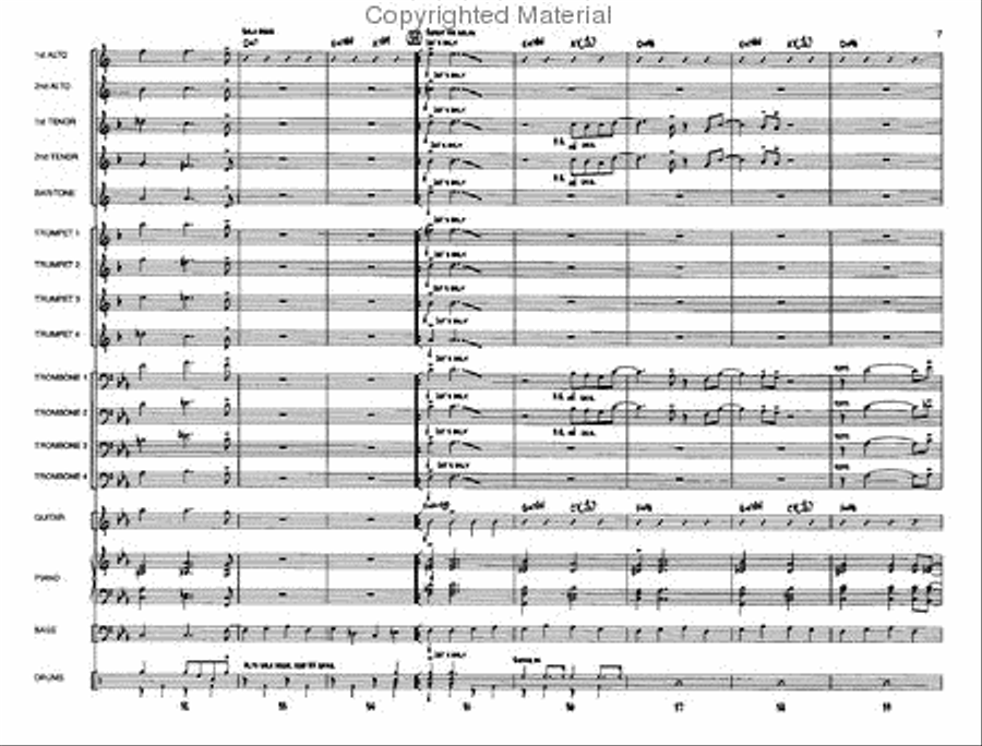 Eenie, Meenie, Minor Mode Jazz Ensemble scores gallery preview page 6