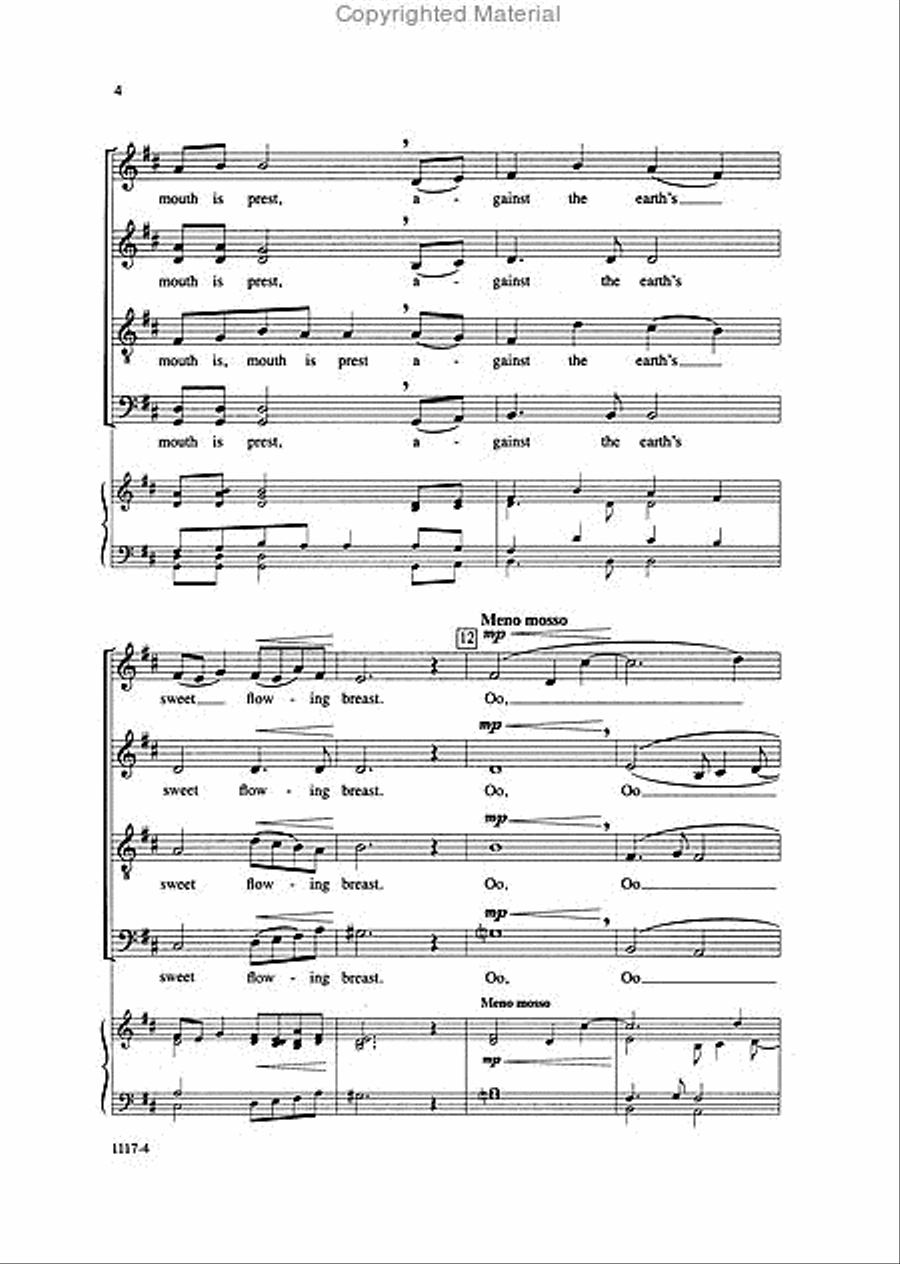 Trees - SATB divisi Octavo Divisi scores gallery preview page 3