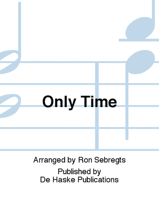 Book cover for Only Time
