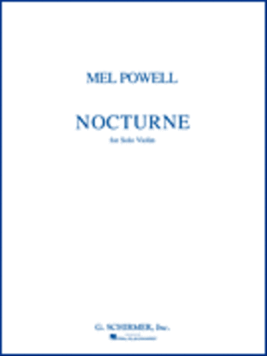 Nocturne Op. 54, No. 4 Violin Solo scores gallery preview page 1