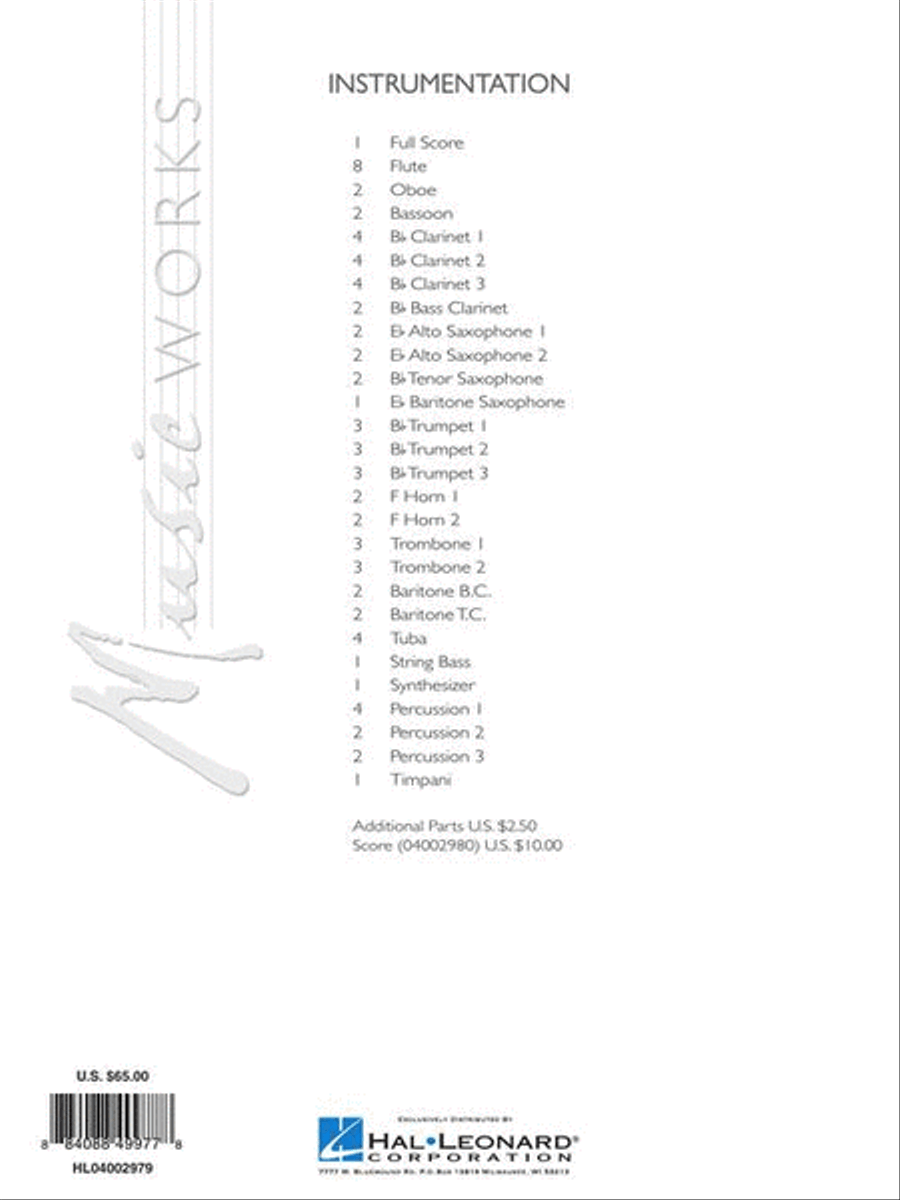 Earthdance Concert Band scores gallery preview page 8