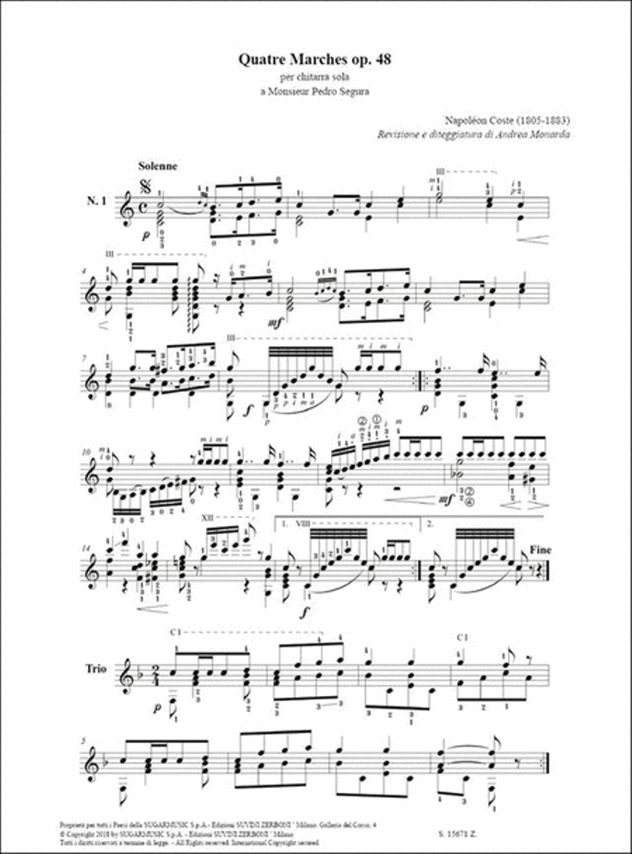La Récréation du guitariste Classical Guitar scores gallery preview page 2