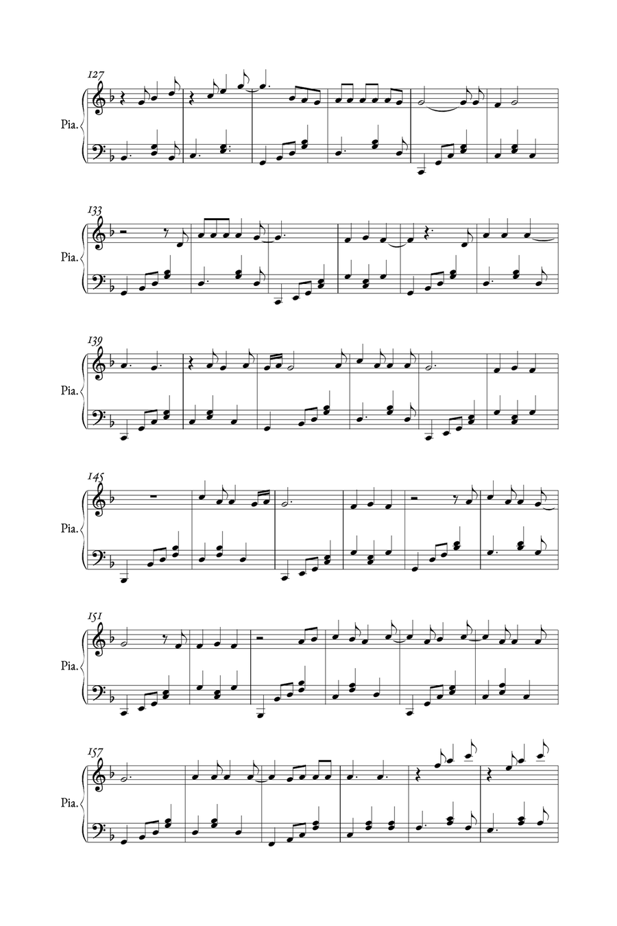 Better Together Piano Solo scores gallery preview page 5