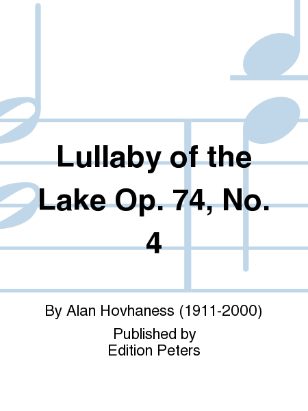 Lullaby of the Lake Op. 74 No. 4
