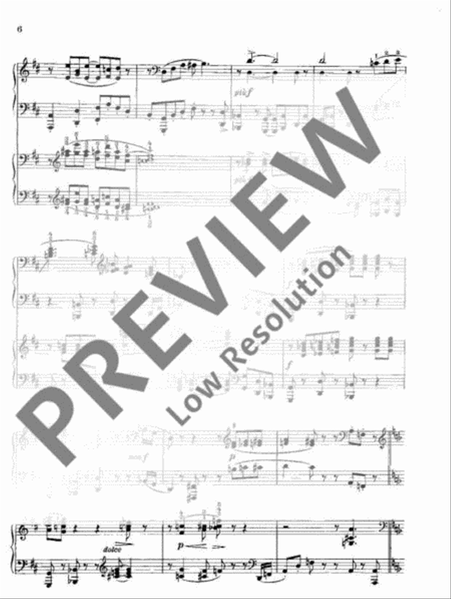 Tango Piano Duet scores gallery preview page 7