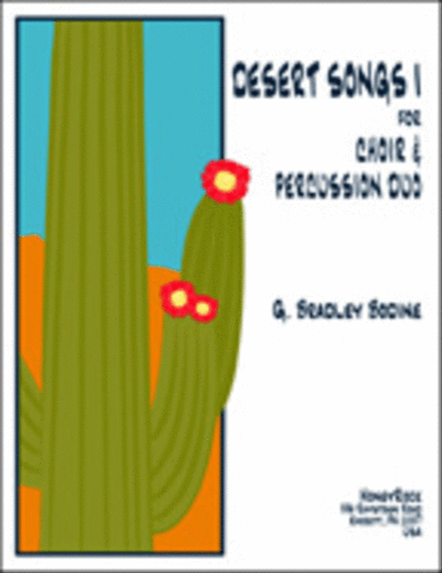 Desert Songs 1 - Score & Perc. Parts Choir scores gallery preview page 1
