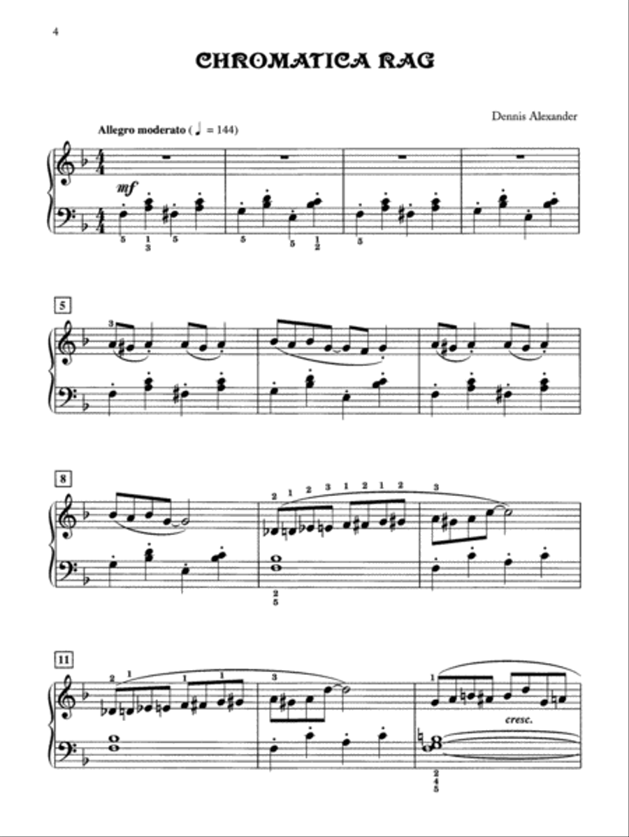 Mr. A Presents First Ragtime Pieces, Book 1 Easy Piano scores gallery preview page 7