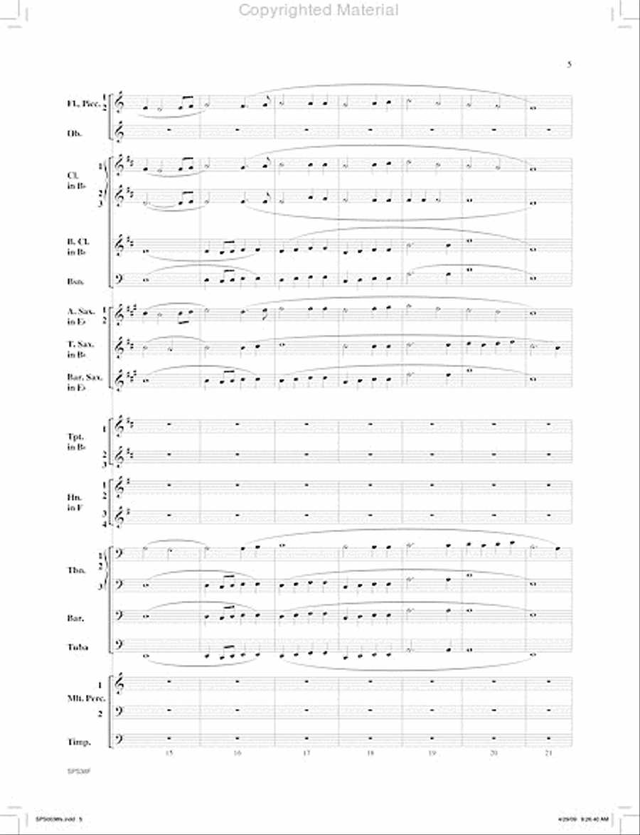 Gilgamesh Gilgamesh Concert Band scores gallery preview page 6