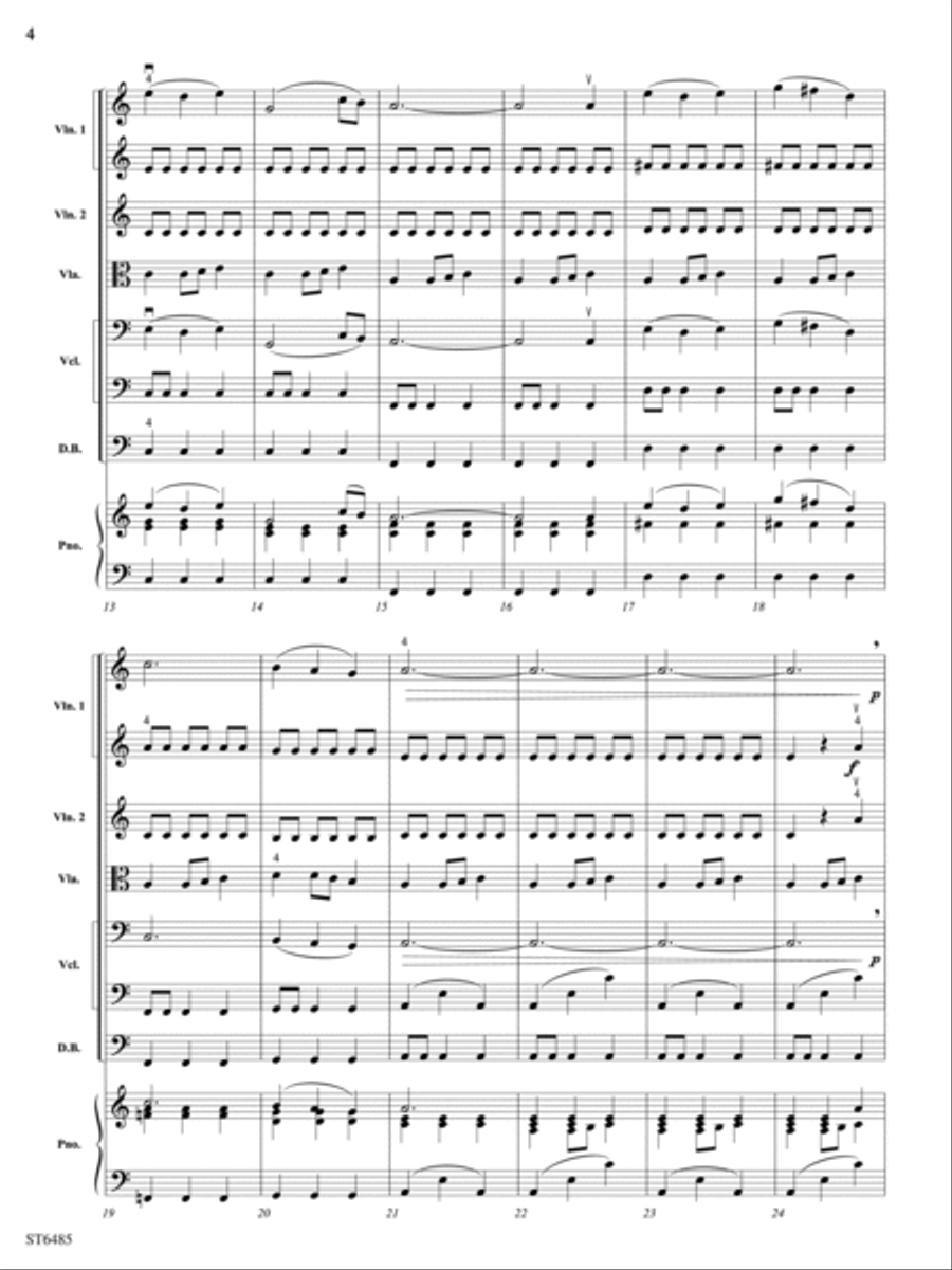 Land of Dragons: Score Land of Dragons: Score String Orchestra scores gallery preview page 4