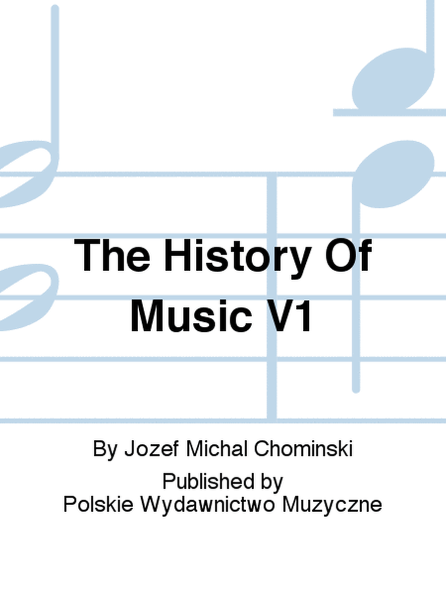 The History Of Music V1
