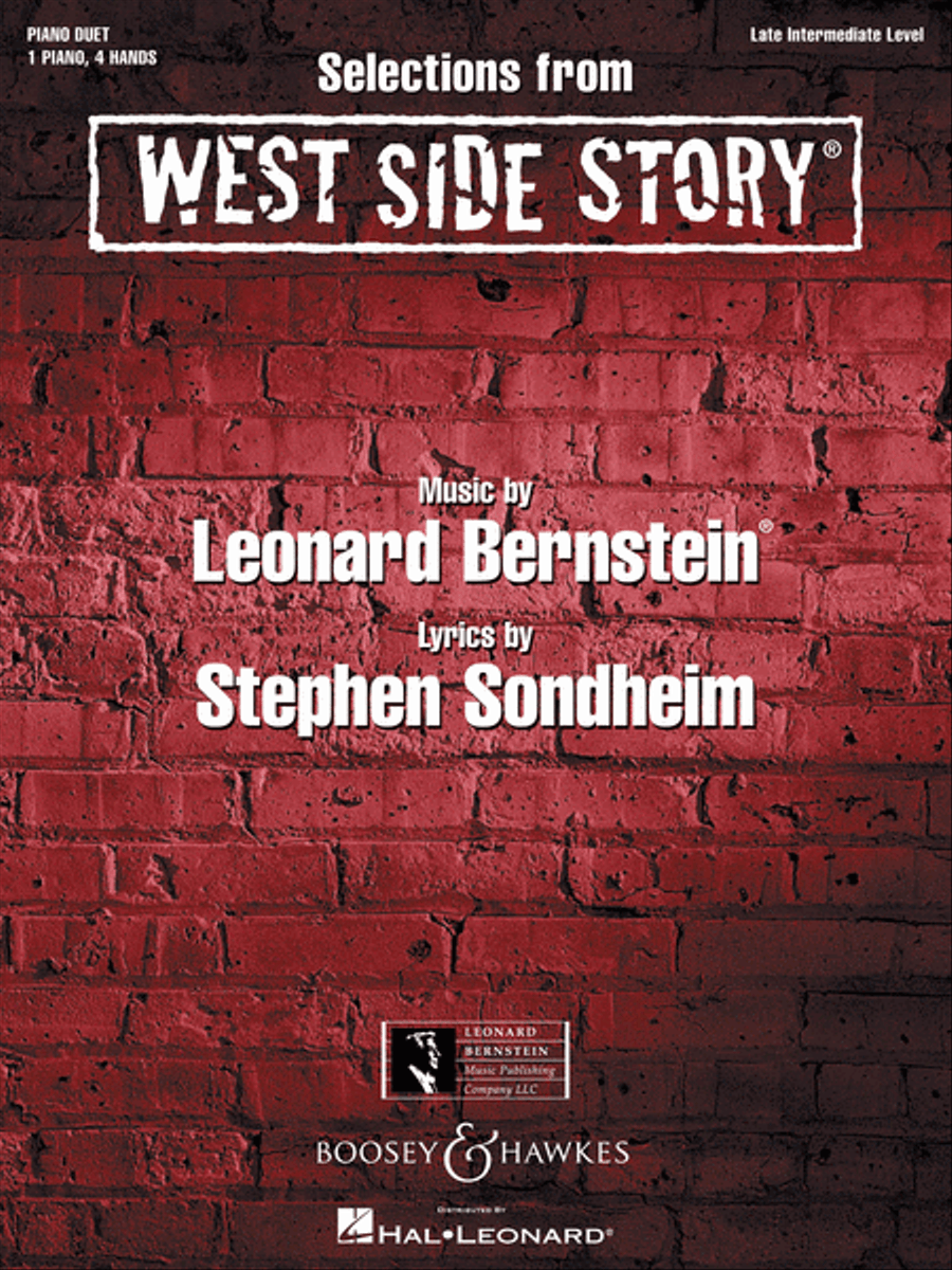 Selections from West Side Story 1 Piano, 4-Hands scores gallery preview page 1