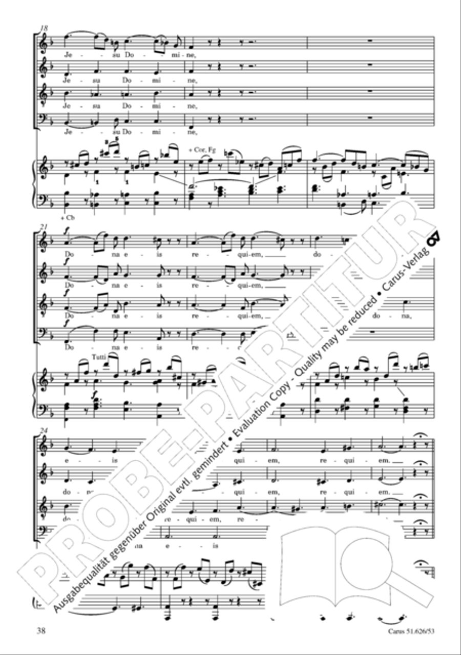 Requiem 4-Part scores gallery preview page 45