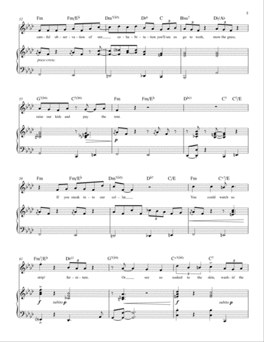 If People Like Me Marry (Starting Key: F-Major) Voice scores gallery preview page 5