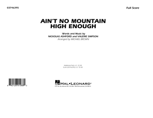 Ain't No Mountain High Enough (arr. Michael Brown) - Conductor Score (Full Score)