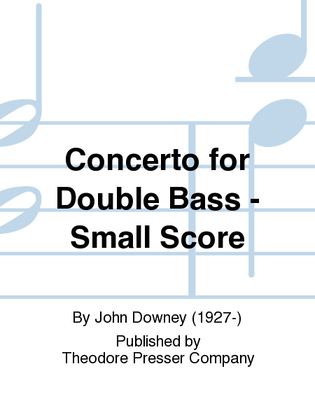 Concerto for Double Bass