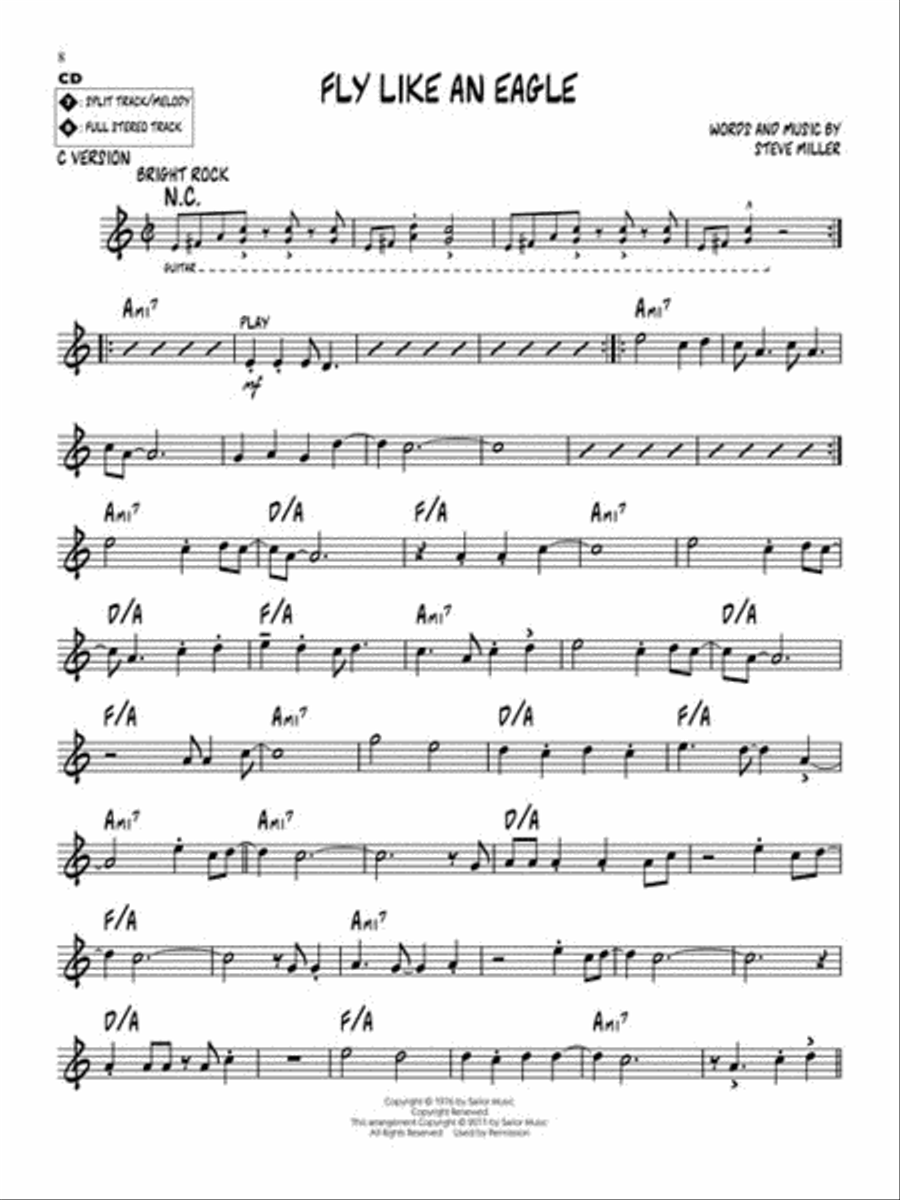 Jazz Covers Rock C Instrument scores gallery preview page 5