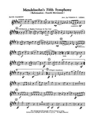 Mendelssohn's 5th Symphony "Reformation," 4th Movement: 2nd B-flat Clarinet
