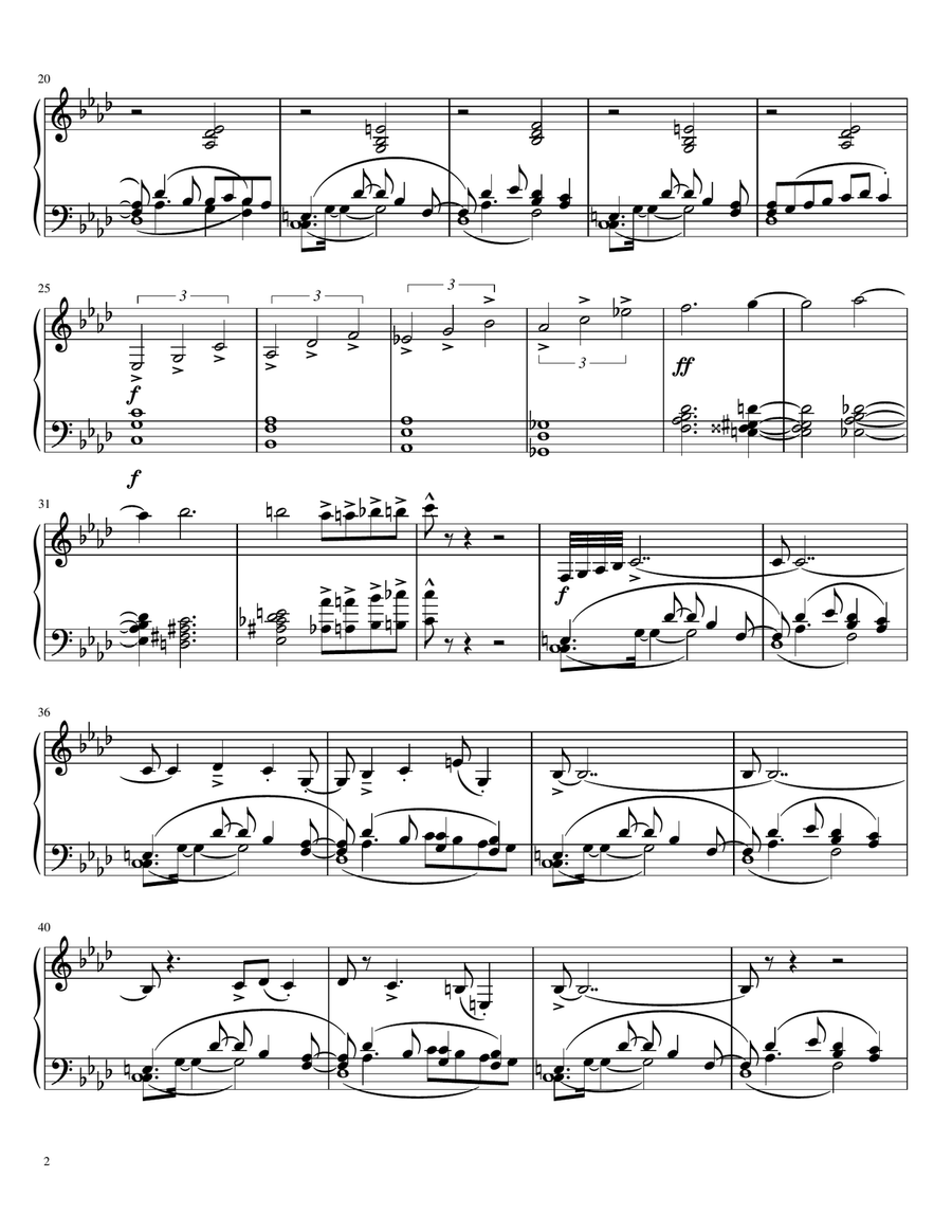Caravan Caravan Piano Solo scores gallery preview page 2