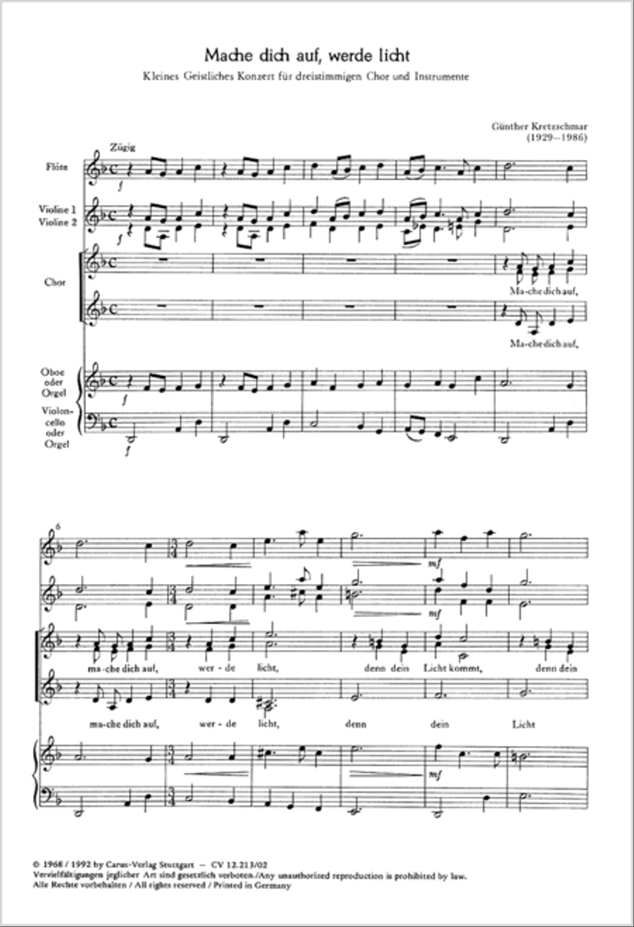 Four Christmas Concerts (Vier Weihnachtskonzerte) Score scores gallery preview page 18