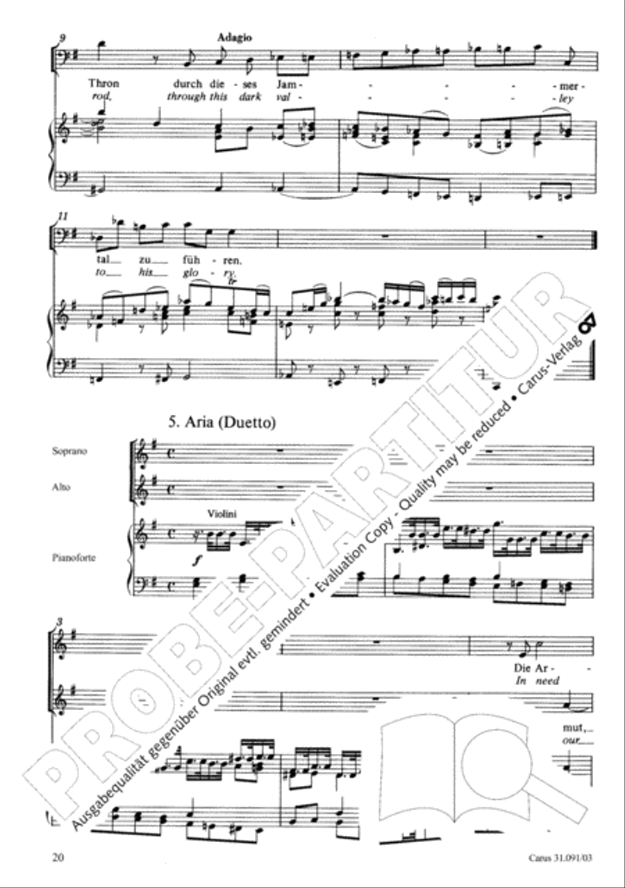 All praise to you, Lord Jesus Christ (Gelobet seist du, Jesu Christ) 4-Part scores gallery preview page 21