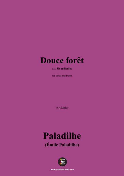 Paladilhe-Douce forêt,in A Major