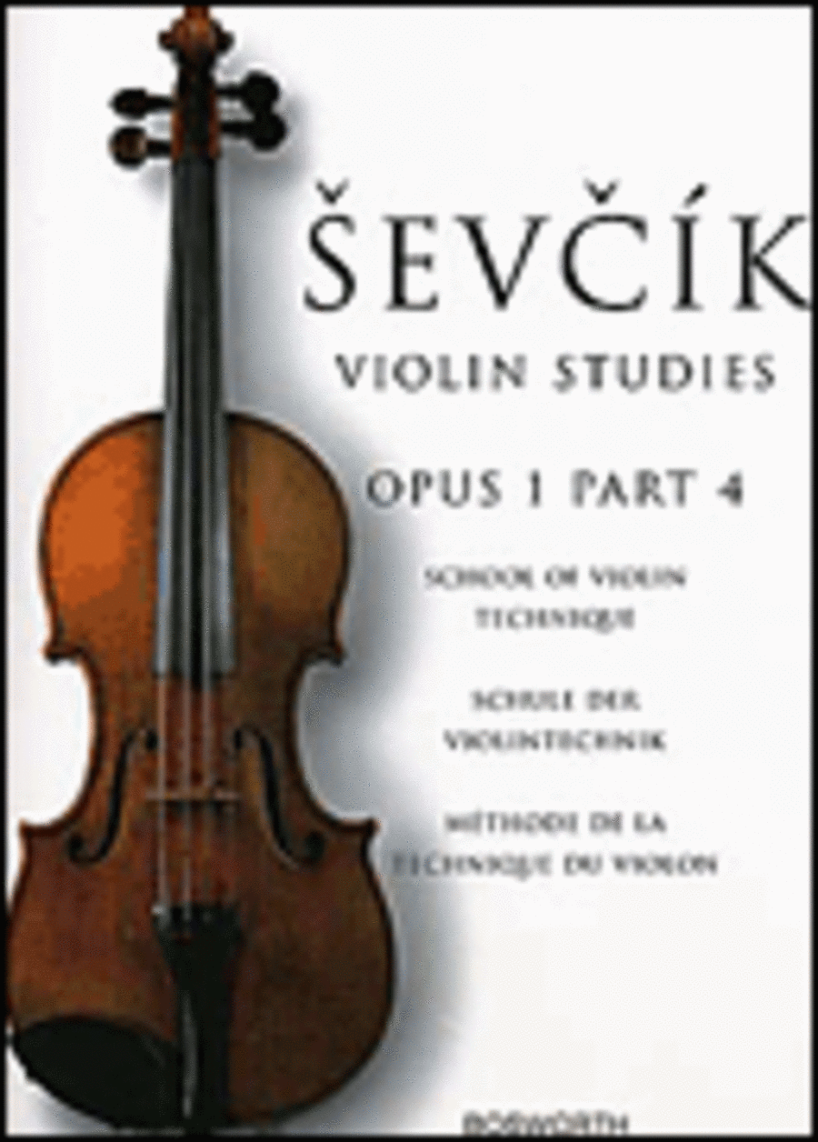 Otaker Sevcik: School Of Violin Technique Op. 1 Part 4