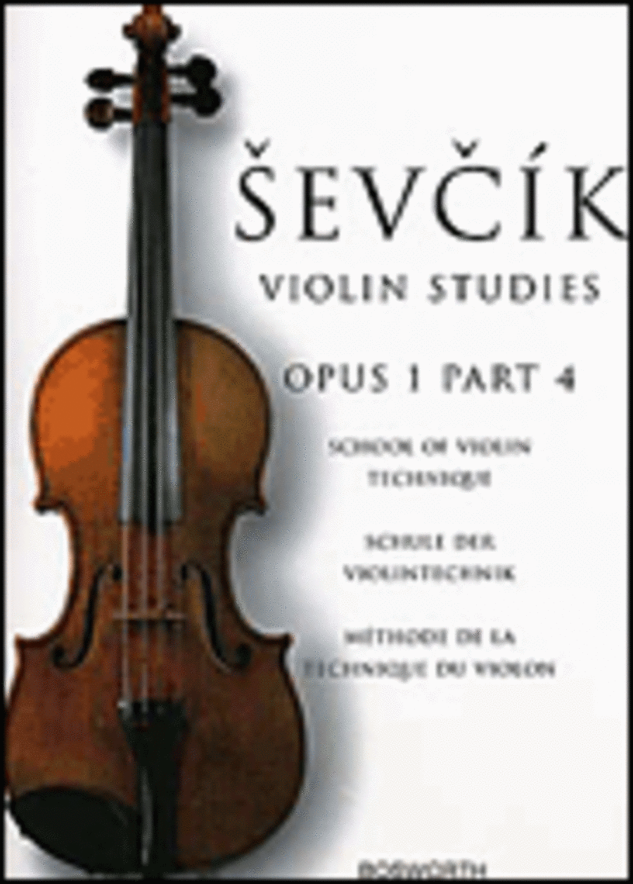 School of Violin Technique Op. 1, Part 4 Violin scores gallery preview page 1