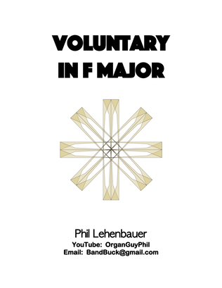 Voluntary in F major, organ work by Phil Lehenbauer
