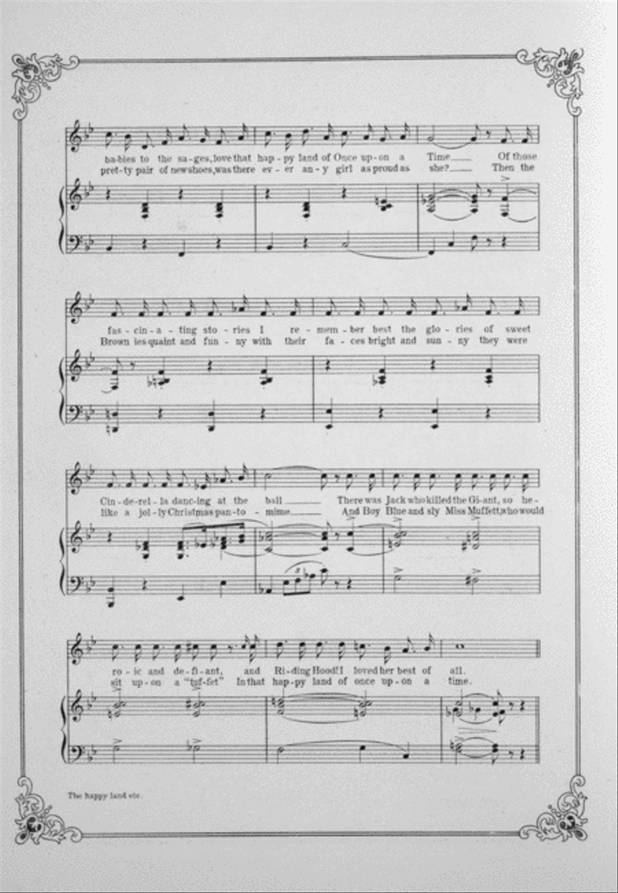 The Happy Land of Once Upon A Time Voice scores gallery preview page 3