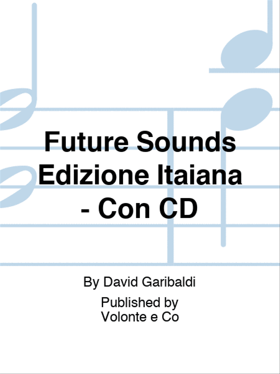 Future Sounds Edizione Itaiana - Con CD Percussion scores gallery preview page 1