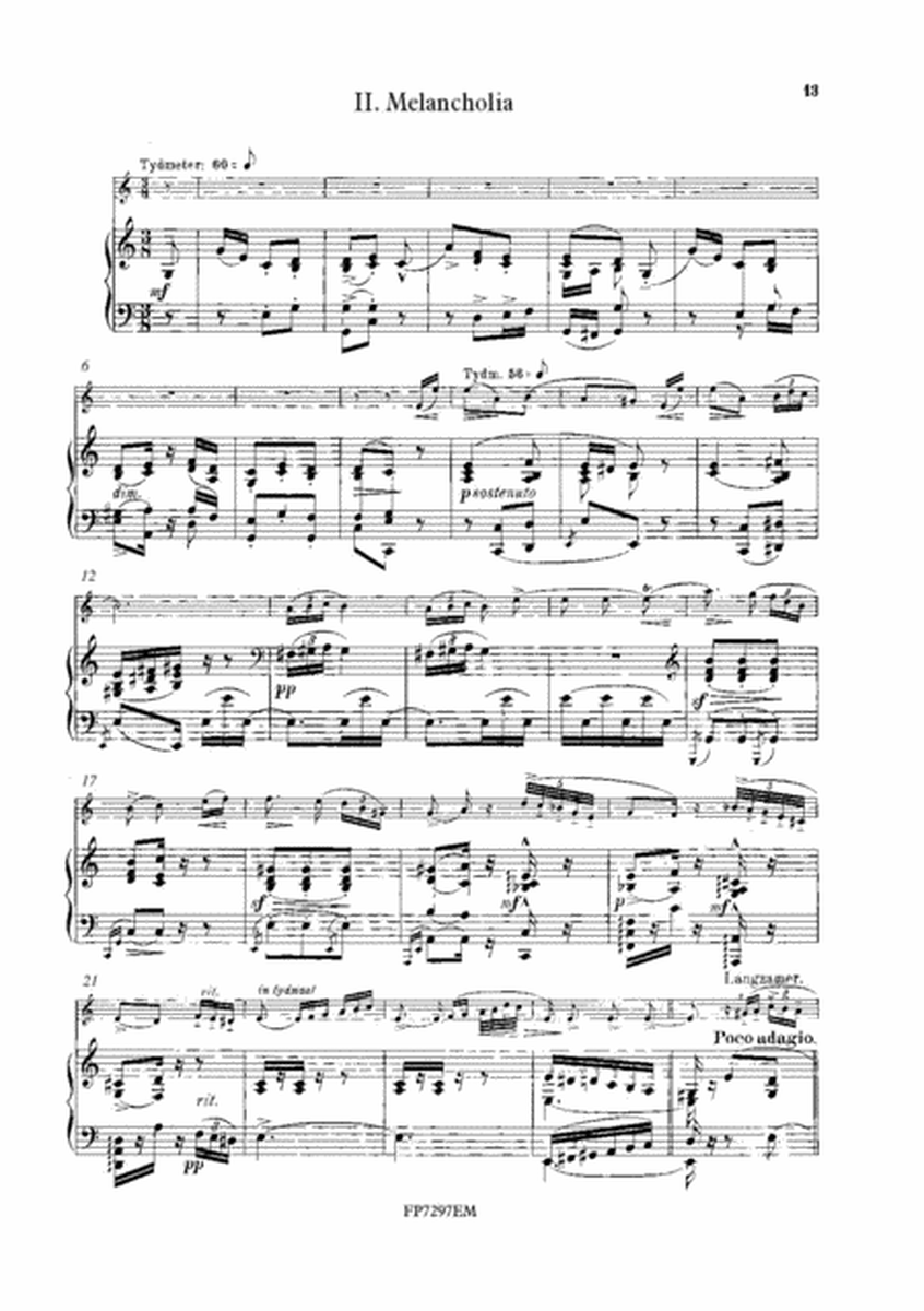 Flute Concerto (Piano Reduction)