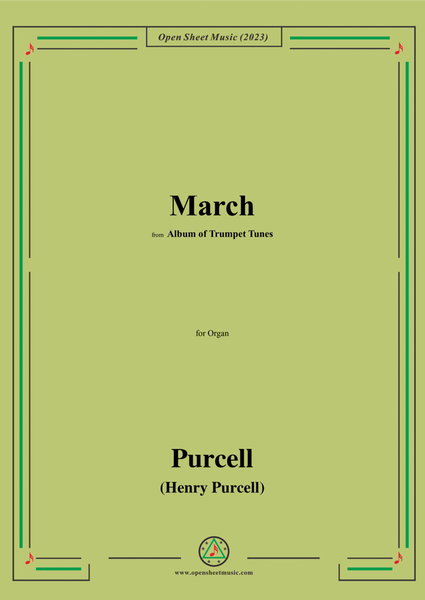 Purcell-March,from 'Album of Trumpet Tunes',for Organ image number null