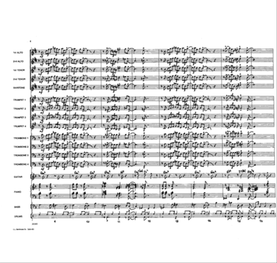Senorita Blues Jazz Ensemble scores gallery preview page 3