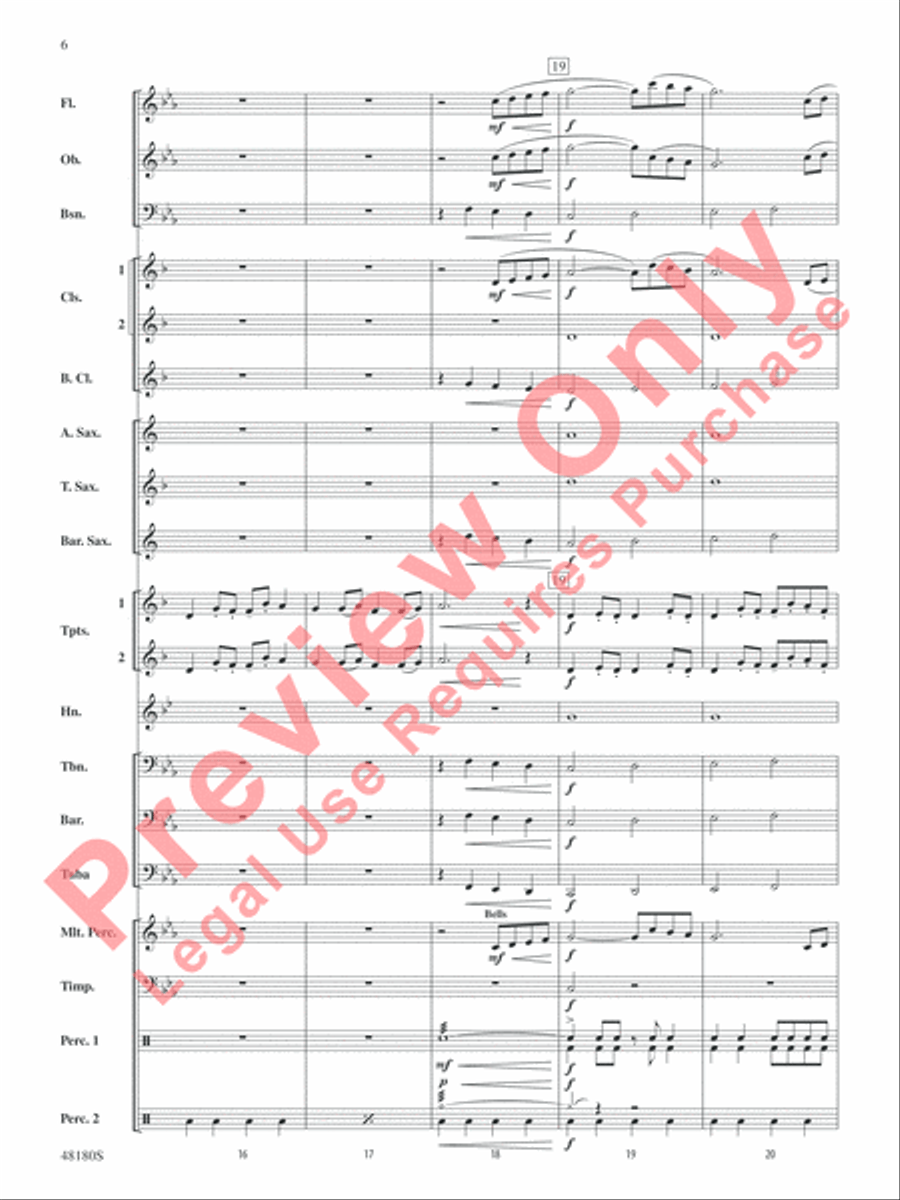 Astronomica Concert Band scores gallery preview page 7