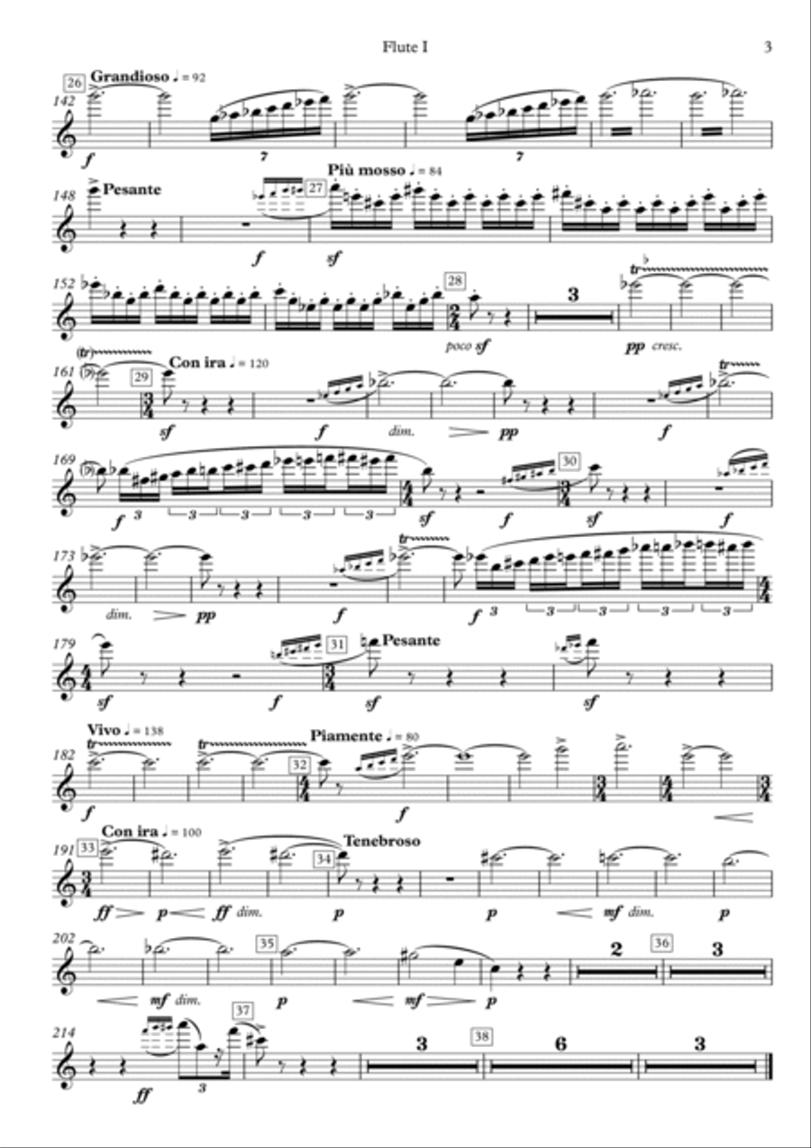 A Fragment from Apocalypse Full Orchestra scores gallery preview page 6