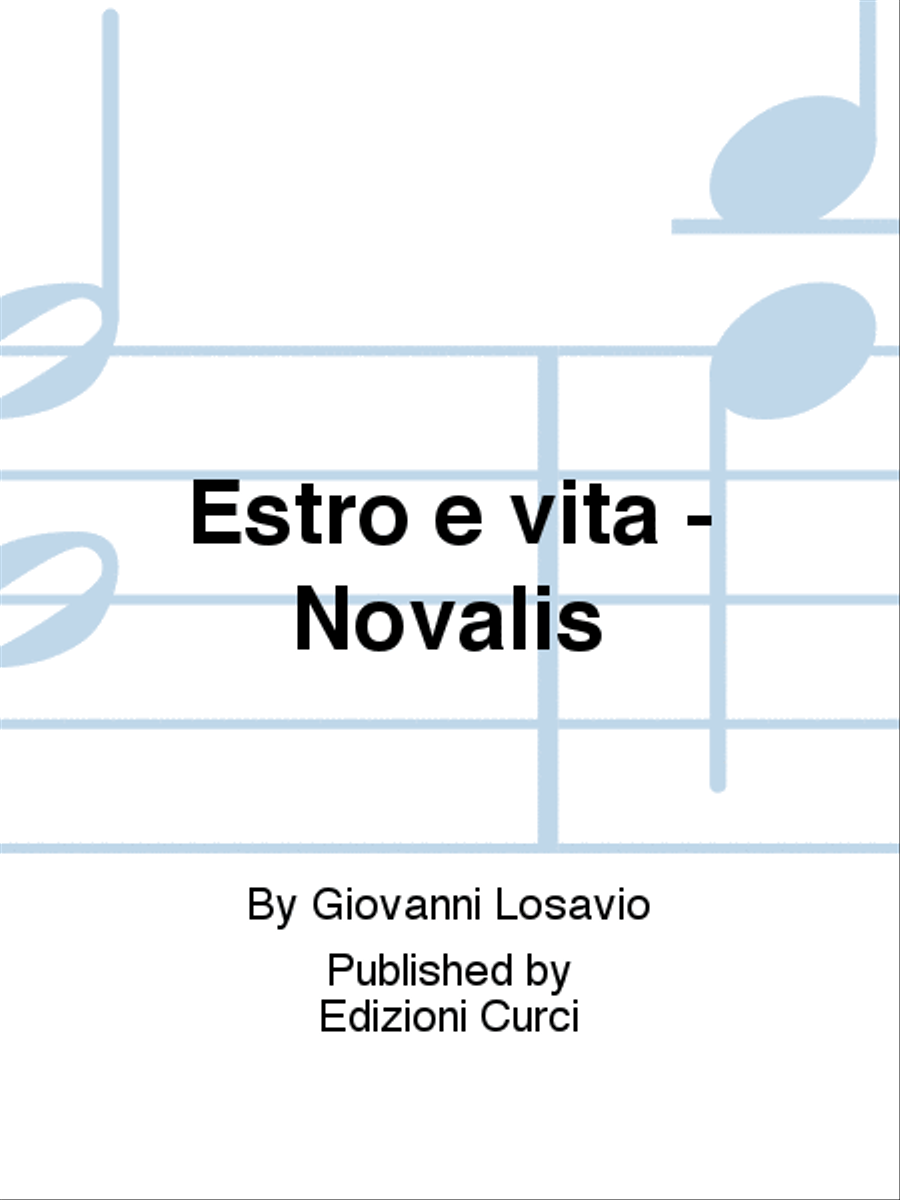 Estro e vita - Novalis Piano Solo scores gallery preview page 1